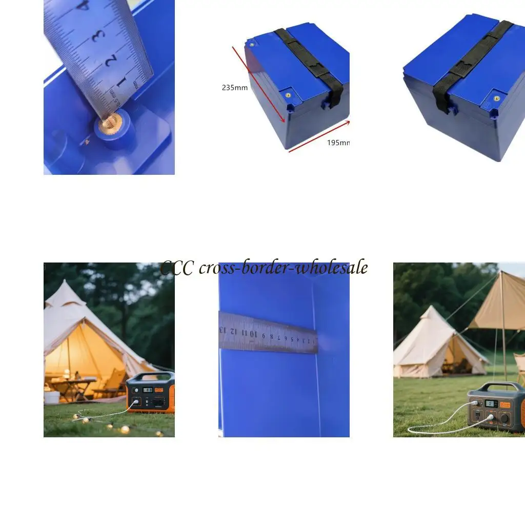

L41F High Strength Plastic Battery Storage Case 12V-60V Voltages DIY Powerbanks for Electric Bike Battery Tool Systems