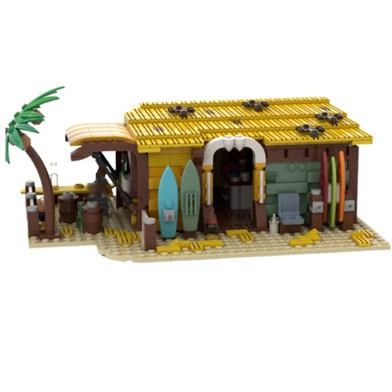 Partícula pequena Medieval Loja Tavern House, DIY Brinquedo Criativo, Presente Ornamento, Local, MOC-111058