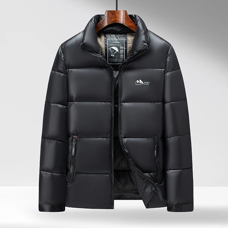 

Мужская зимняя повседневная ветрозащитная куртка Dujia с воротником-стойкой, утепленная, на молнии, базовая модель