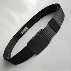 Strap New Pom Plastic Buckle Nylon Canvas Wallet Belts Men and Women Outdoor Zipper Hidden Wallet Safety Tactical
