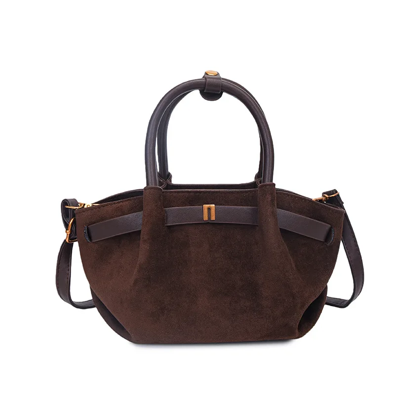 

2025 A/W Women's Vintage Shoulder Bag, Genuine Leather Multi-way Crossbody Purse, Retro Minimalist Handbag for Office Commute