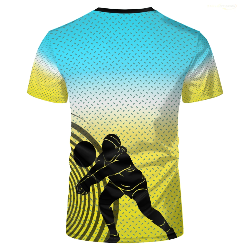 Volleyball Clothes Men T-Shirt Badminton Tennis Jerseys Sportswear Casual T-Shirts Breathable Running Fitness Training Suit Tees