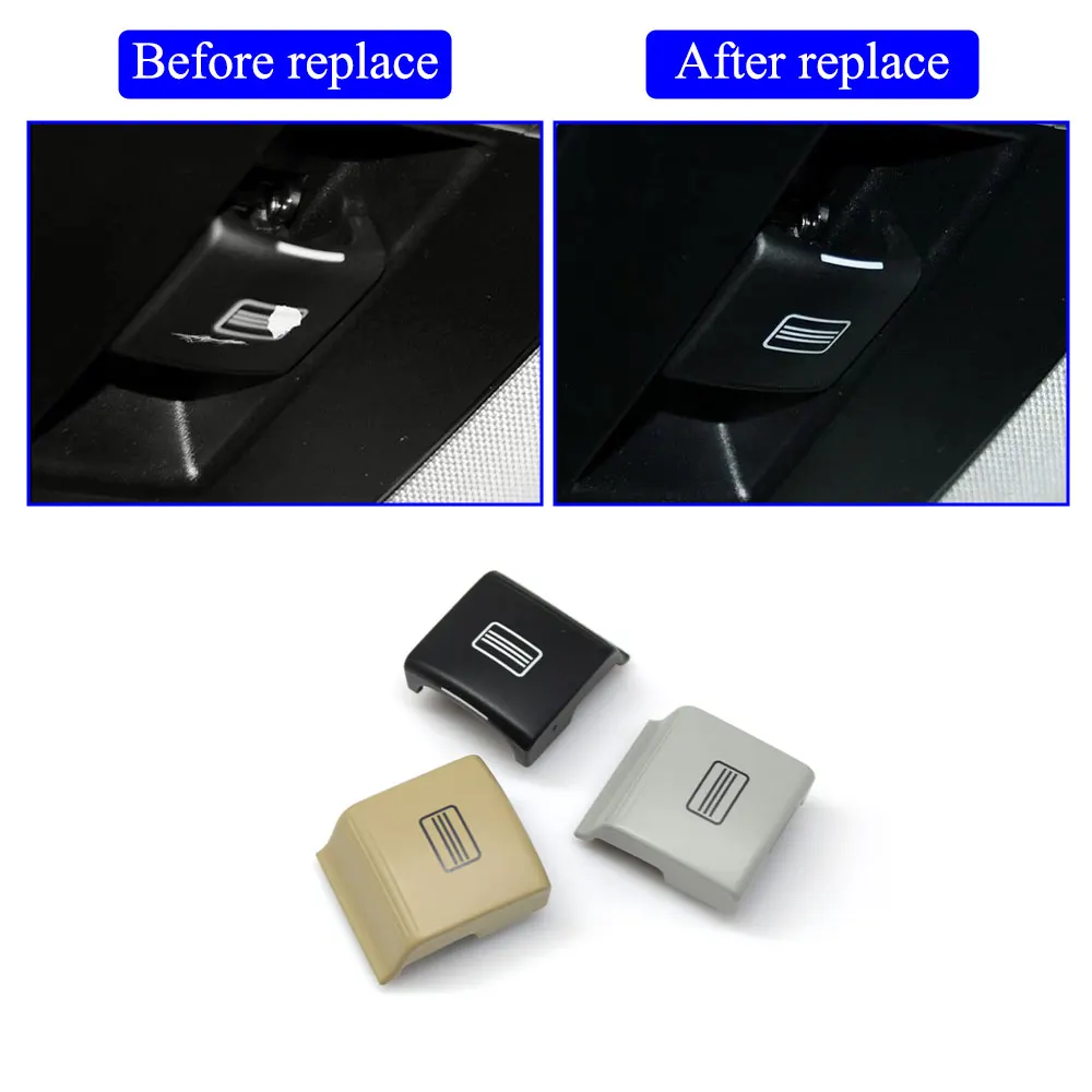 فتحة سقف السيارة التبديل نافذة سقف لوحة التحكم التبديل غطاء أزرار استبدال لمرسيدس بنز S CL الفئة W221 W216 2006-2013