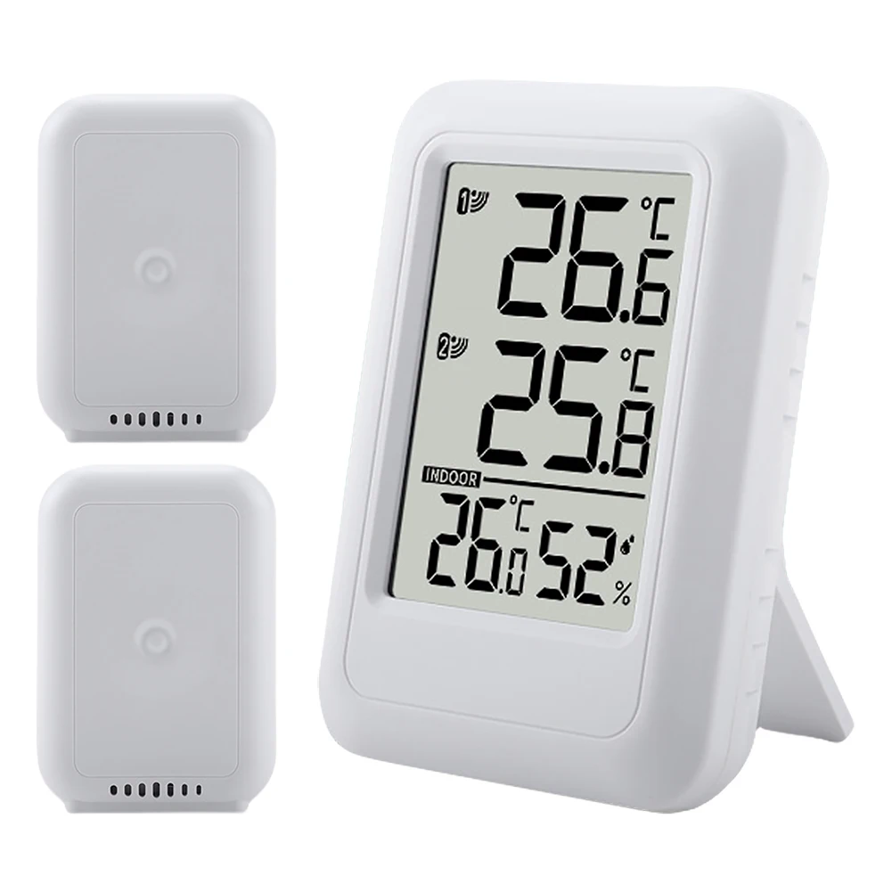 

Беспроводная метеостанция, внутренний уличный термометр, складная подставка, монитор температуры и влажности для домашнего офиса