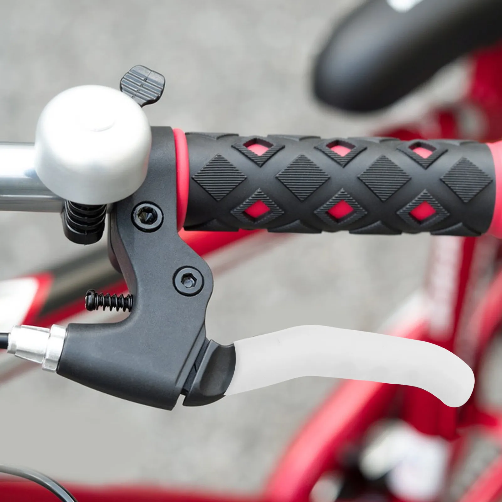 

1Pair Universal Bicycle Brake Handle Sleeve Tpr Material Anti-Slip Design for Mountain Road Folding Fixed Gear Bikes Enhanced