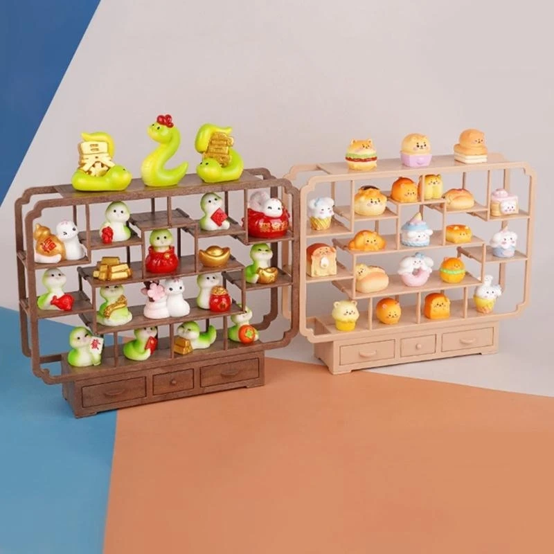 Scaffale creativo che incastra insieme per costruire scene in miniatura e zone gioco 15UB