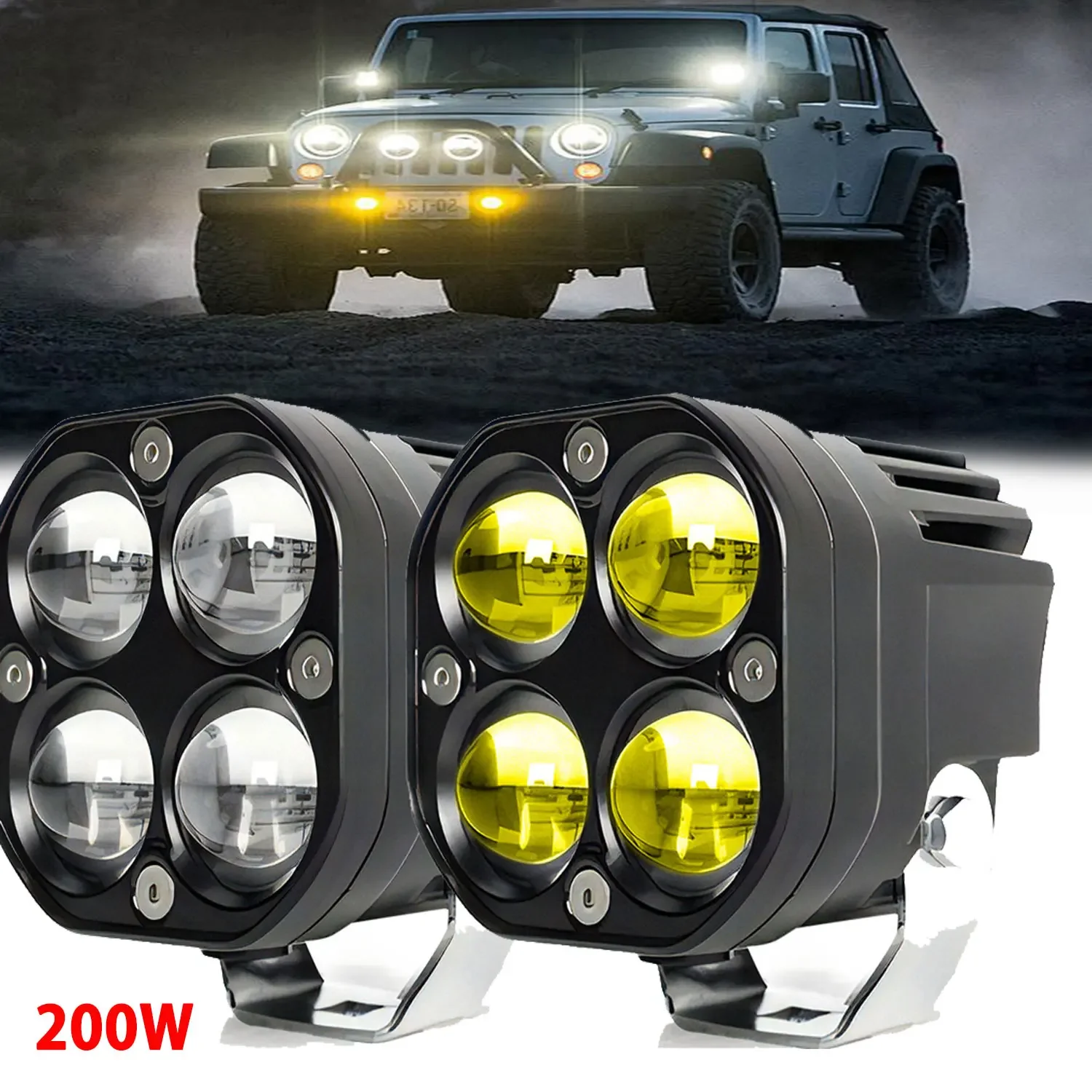 

LED 12D 3 Inch Motorcycle Work Light Fog Drivingr Spotlight Lights Off-road for Volkswagen MotorbikeAccessories 4x4 ATV SUV UTV