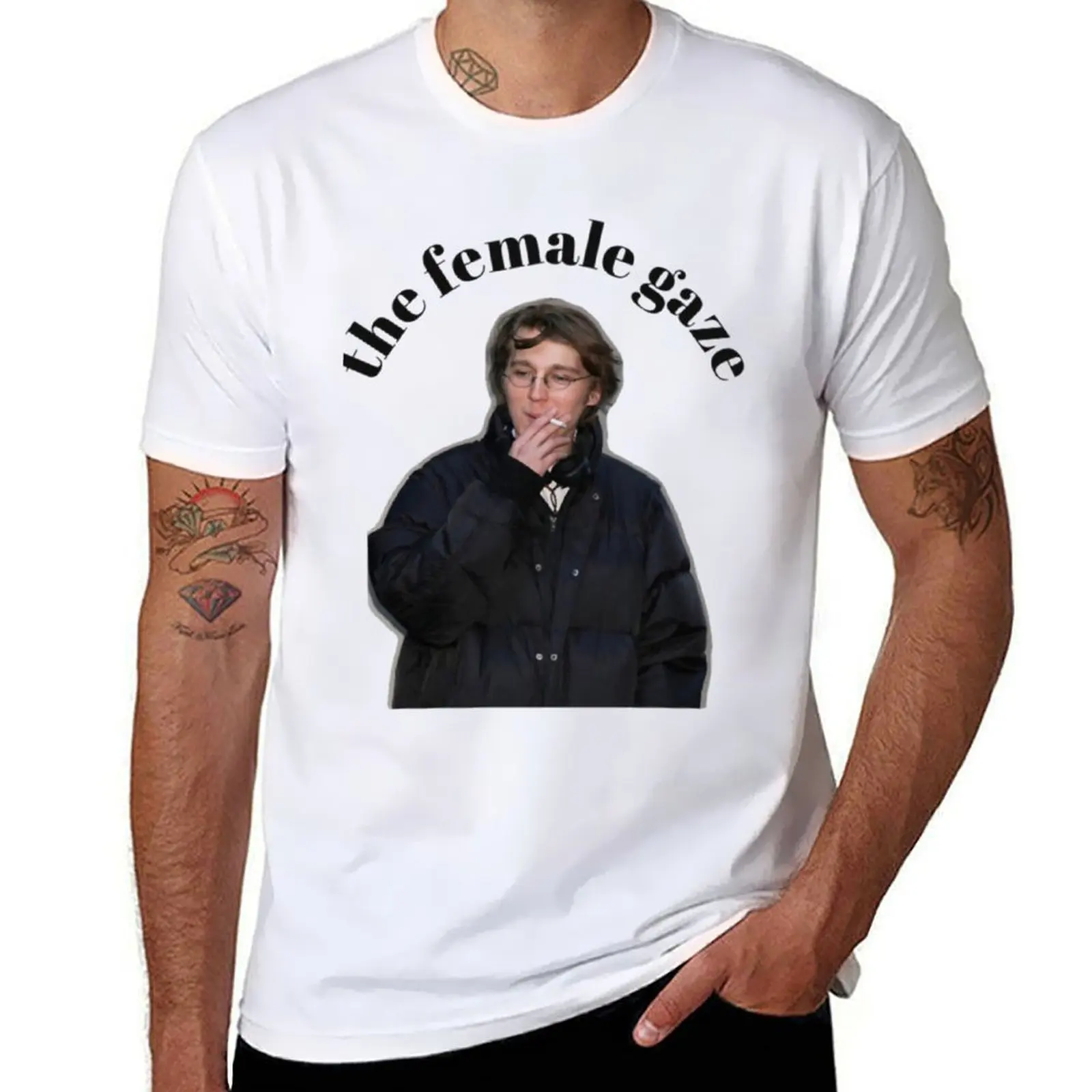 

Paul Dano (The Female Gaze) Classic T-Shirt printed t shirts for man mens graphic t shirts man t shirt heavy cotton T-shirt