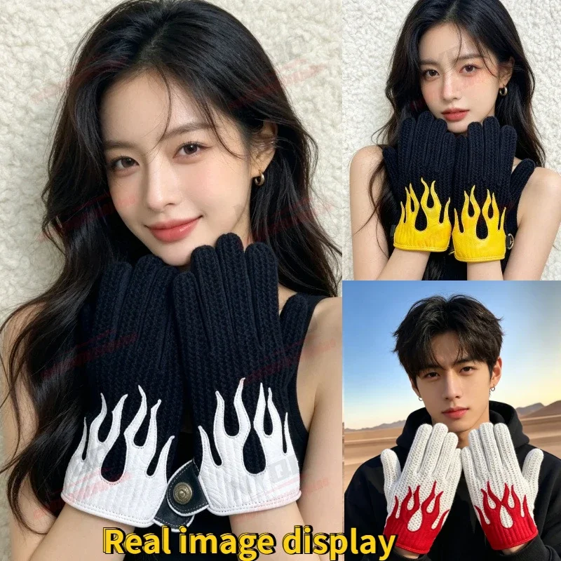 

Four Season Men's and Women's Retro Motorcycle Riding Gloves with Touch Screen Comfortable and Breathable Deer Skin Gloves