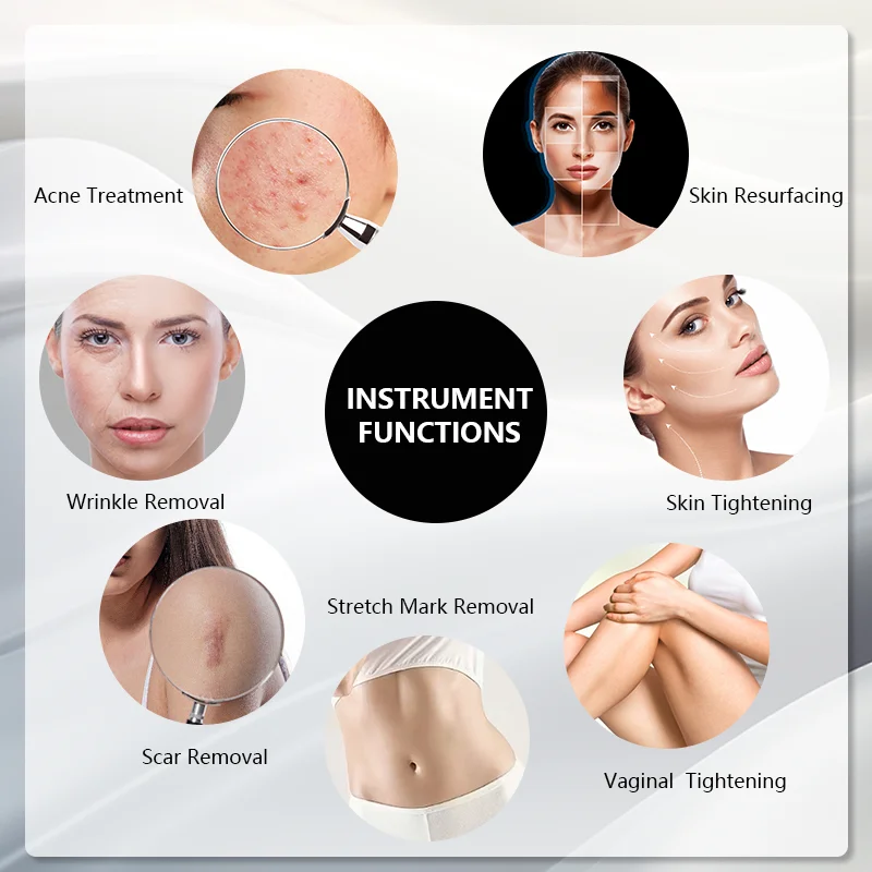 Fractional CO2 Lasr Machine Acne Treatment Scar Removal Skn Rejuvenation CO2 Lasr Cutting Machine
