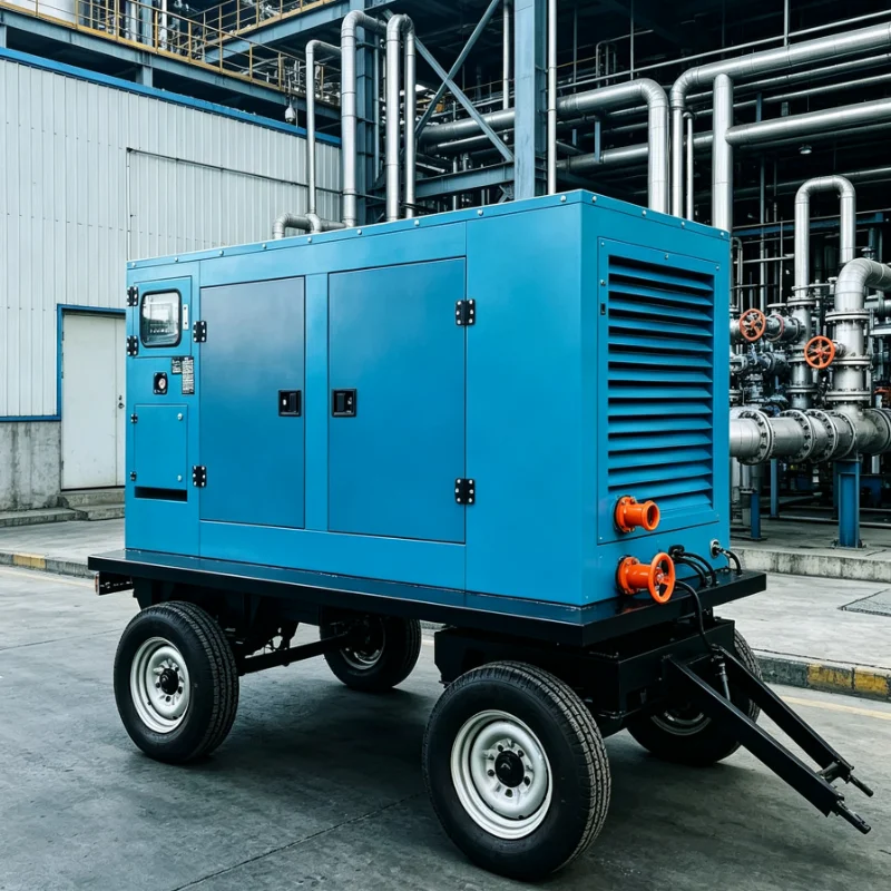 Weatherproof Outdoor Generator Set, Anti-Corrosion Shell Structure, Suitable for Long-Term Field Working Environments