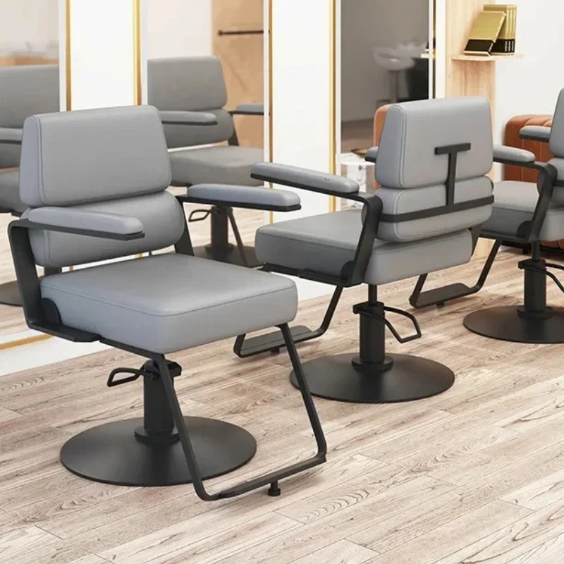 

Vintage Chairs Beauty Salon Washing Barber Stations Furniture Chair Pink Hair Stylist Purpose Wheels Professional Hairdressing