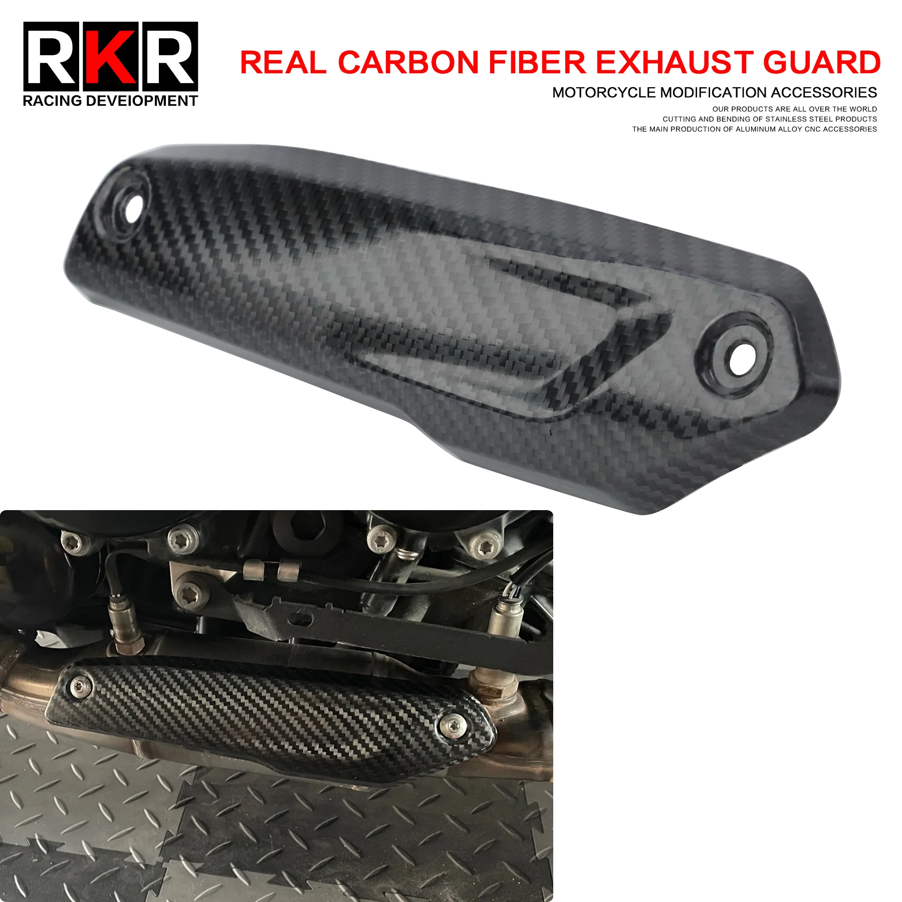

For BMW F900R F900XR F 900 R / XR Motorcycle Exhaust Pipe Muffler Escape Carbon Fiber Heat Shield Anti ScaldingBoard Cover Guard