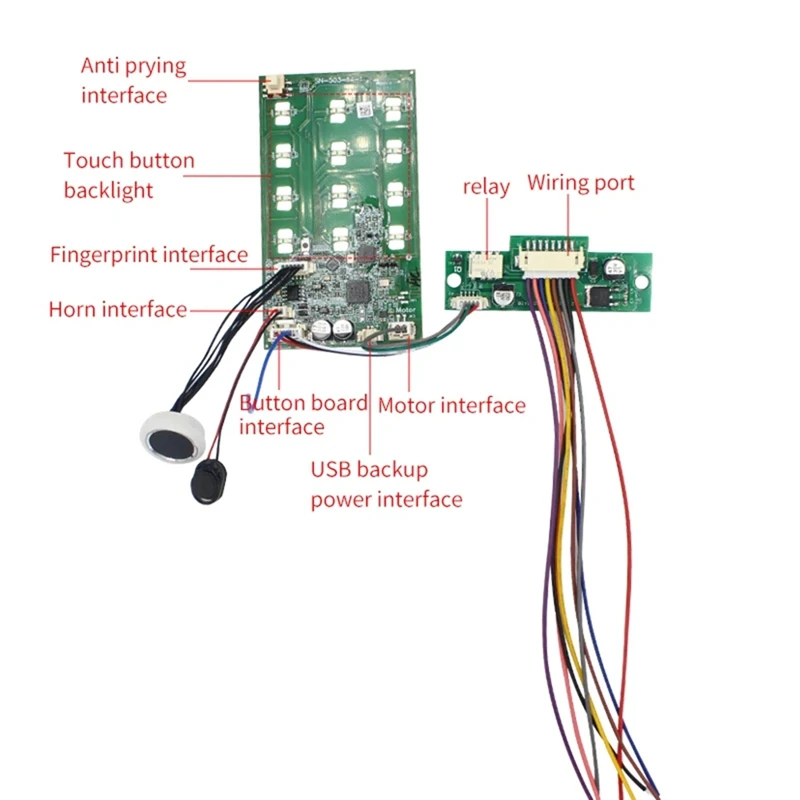 IDUD TTLOCK Access Control Switch Relay Module With Mobile Phone App NFC/ Fingerprint/Swipe IC Card/E-Keys Ways To Verify