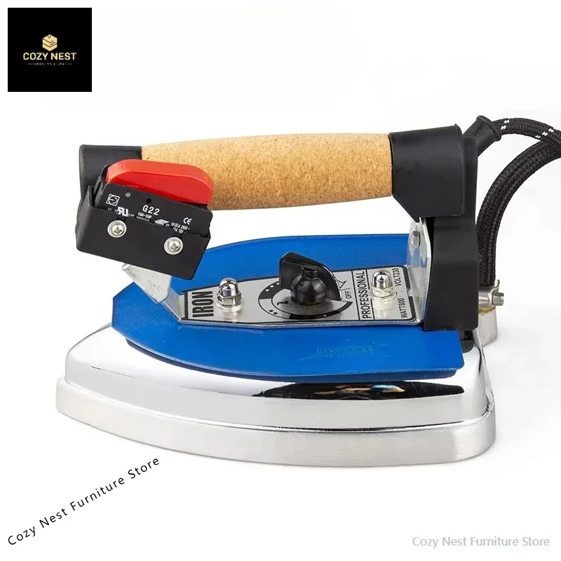 JZ-70100 Nieuw product monster op maat / ODM-strijkijzermachine roestvrijstalen basis industriële kledingstoomstrijkijzer