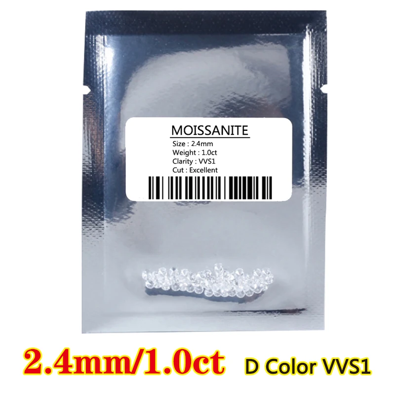 AITERNITY Moissanite Gemstone VVS1 Colorless 10