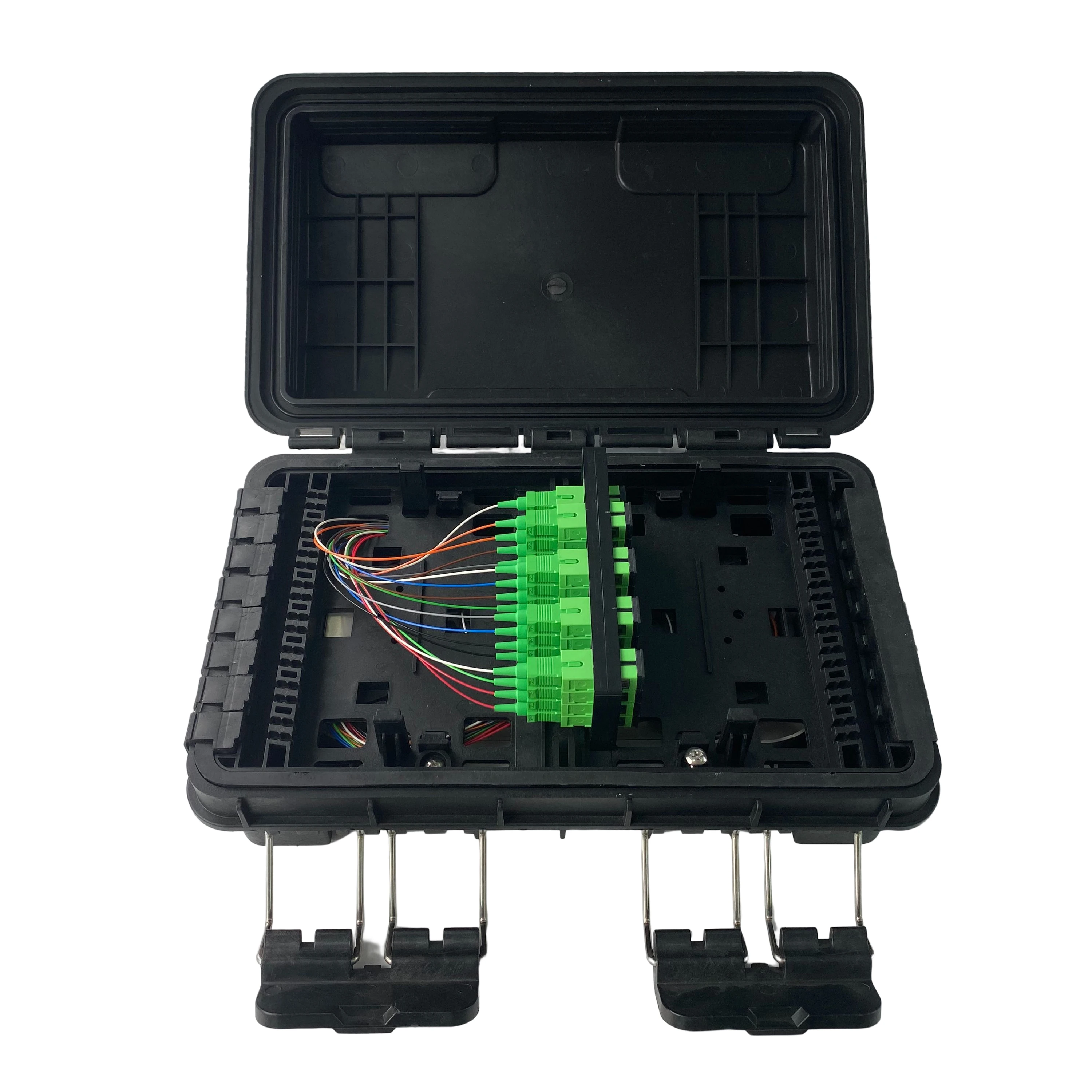 Ftth AFAT Cajas 1x16 CTO Terminal Box  Aerial  16 Core Outdoor Optical Distribution BoxIP68  Fiber Optic  Box