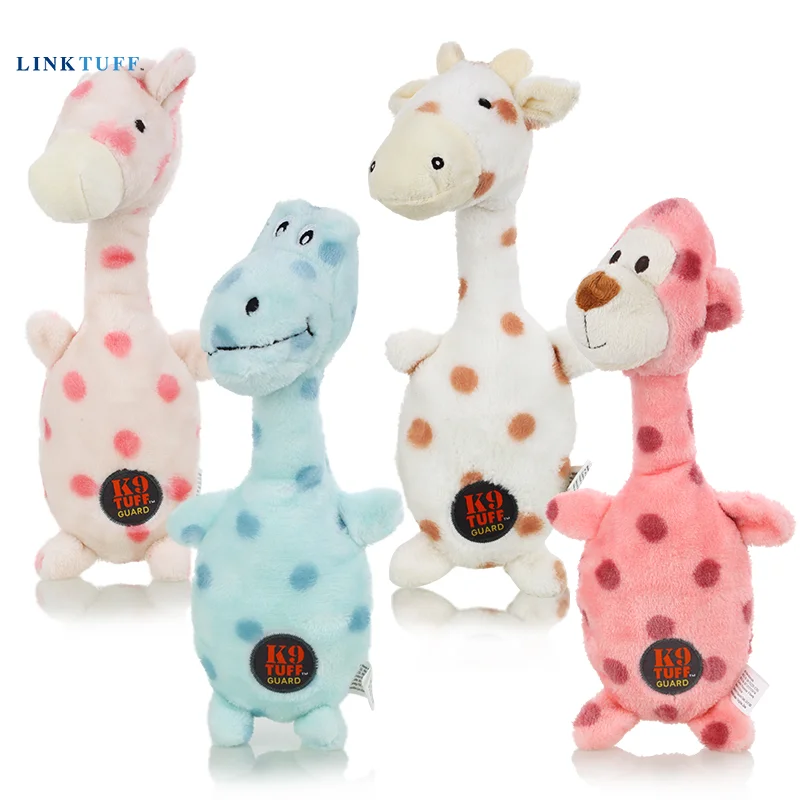 Linktuff Pet Dog Squeaky Training Toys - Monkey/Crocodile/Horse/Deer