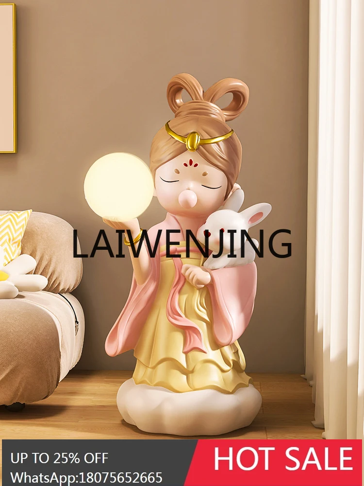 

Changqi Moon Living Room Floor Stand Decoration TV Cabinet Sofa next to Home Decorations Housewarming Gifts