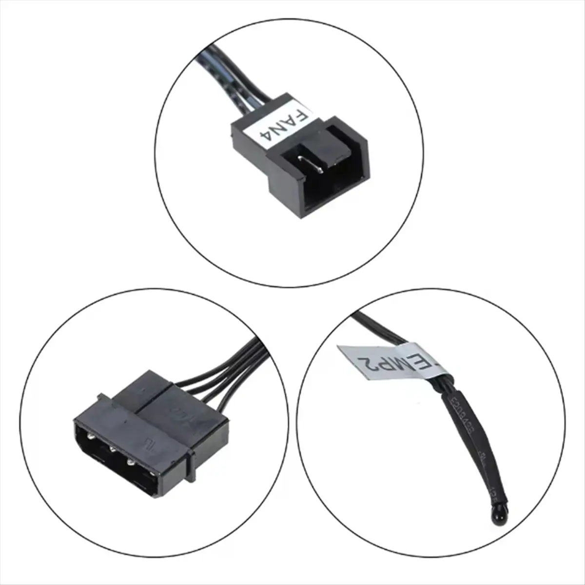 AAAE  Multi-Function PC CPU 4 Channel Fan Controller Speed Control Adjuster LCD Cooling Front Panel