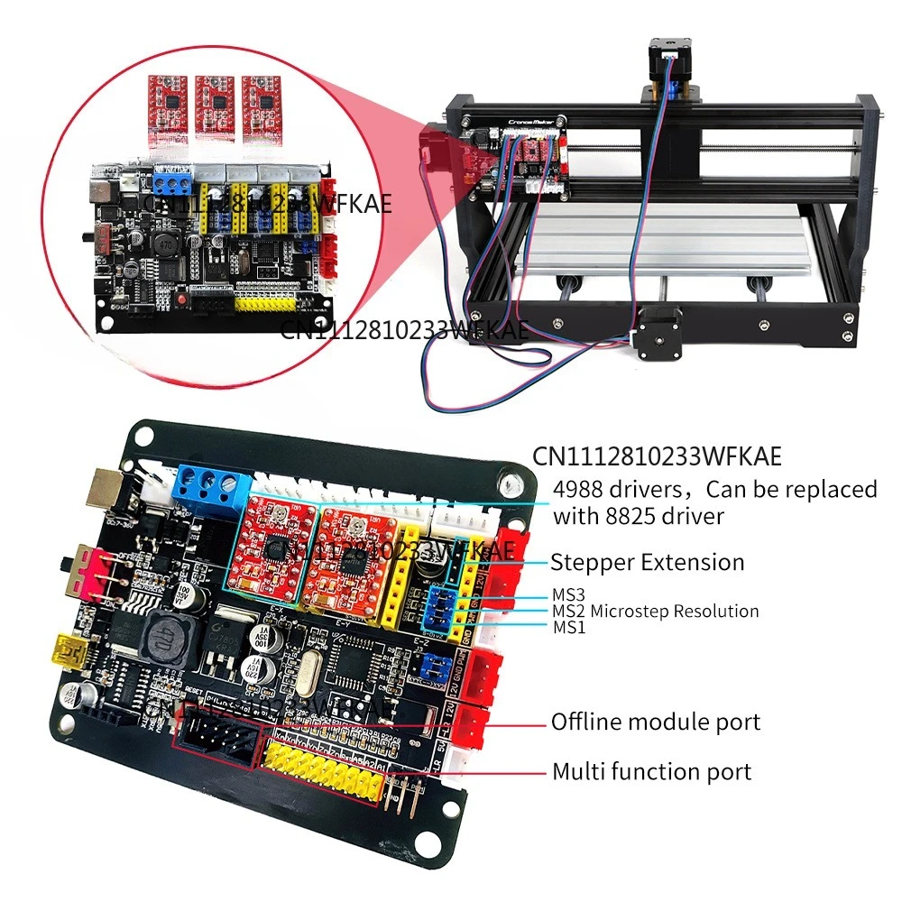 GRBL CNC Router Controller 3Ax - Controller Grbl Board recension och pris