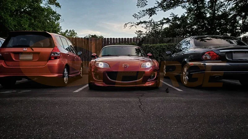 لمازدا Mx-5 Mx 5 مياتا رودستر NB NC ND الترا برايت A/W المتعرج DRL بدوره مصباح إشارة مصلحة الارصاد الجوية Led عيون الملاك عدة خواتم هالة #4
