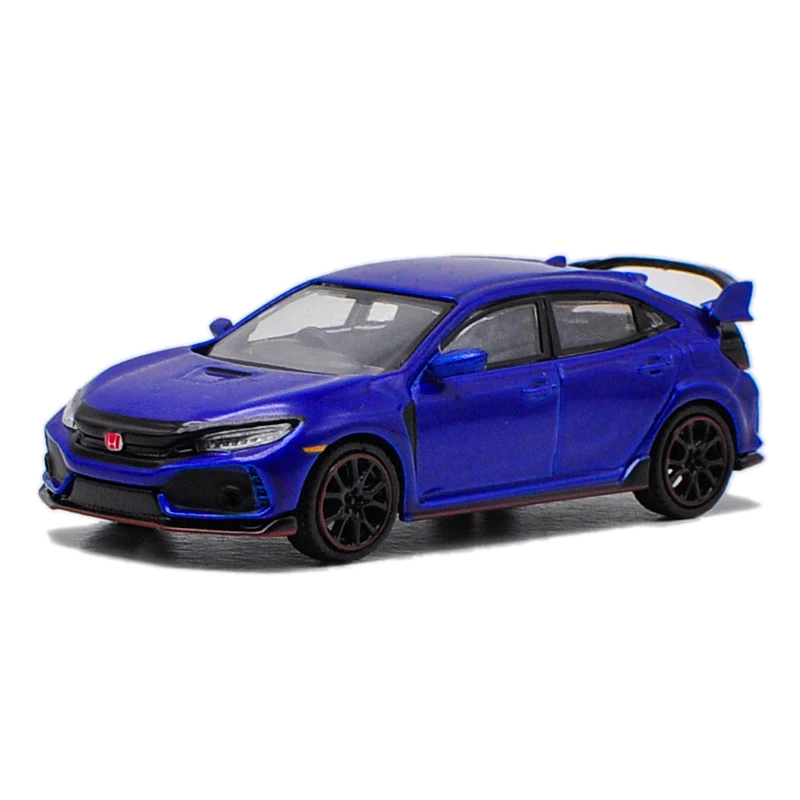 Alta meticuloso 1: 64 honda tipo r fk8 civic liga modelo carro estático metal veículos modelo para collectibles presente