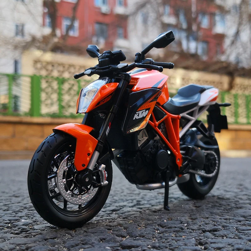 Maisto 1/12 KTM 1290 슈퍼 듀크 R 헤비 로코모티 시뮬레이션 합금 오토바이 모델 충격 흡수기 컬렉션 장난감 자동차 선물