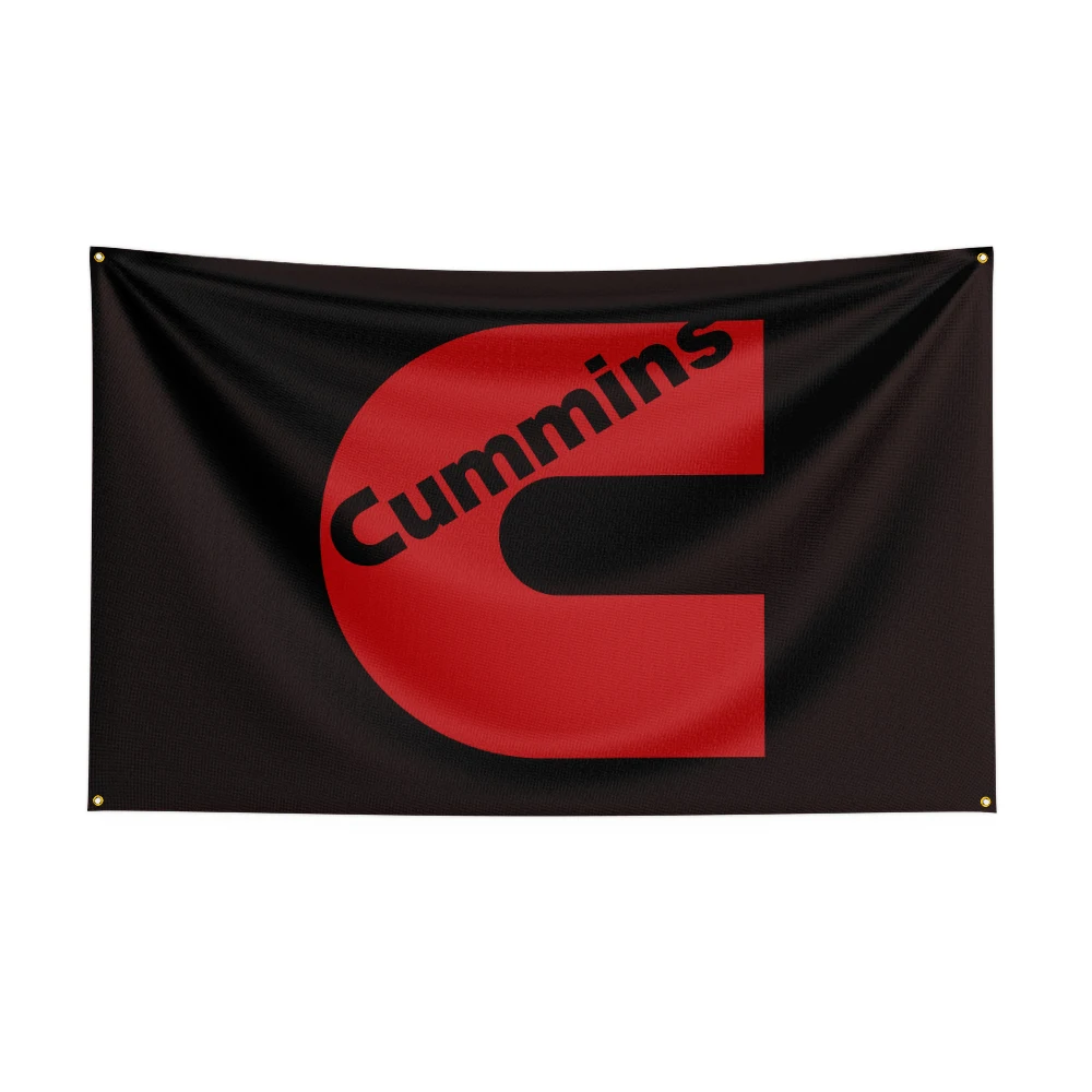 3x5 Fts Cummins Racing Car Flag for Decor