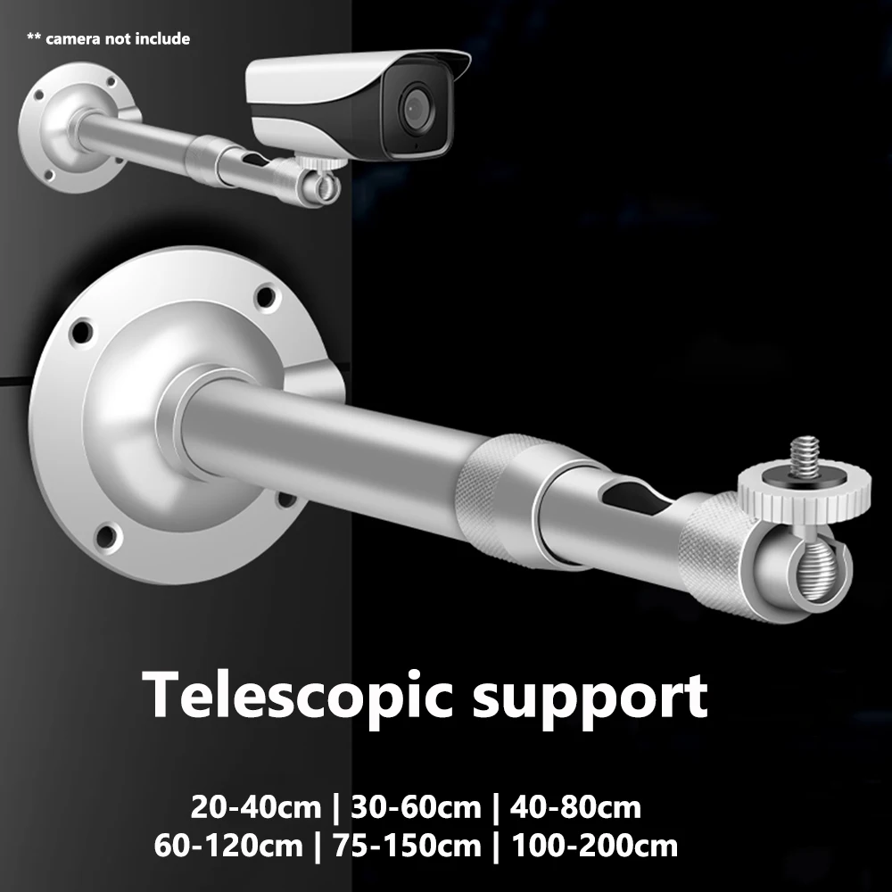 Nowy uchwyt montażowy na sufit i na ścianę projektor stojak kamera monitoringu CCTV teleskopowy wsparcie rozszerzenie monitorowanie Pole kamera