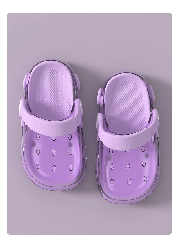 2026 Kinder-Sandalen mit Löchern, weiche, rutschfeste DIY-Design-Lochschuhe für Babys, Strand-Sandalen für Jungen und Mädchen – Detail 12