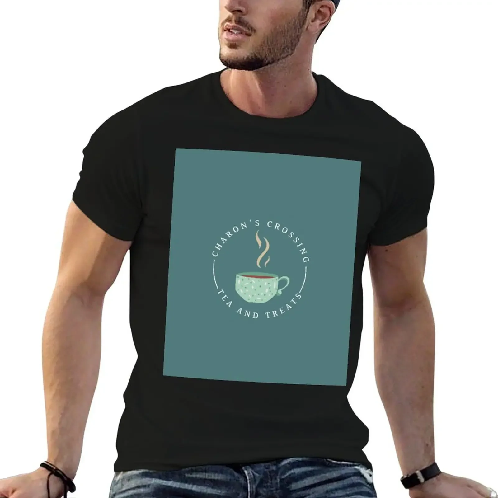 Charon's Crossing Logo (Under the Whispering Door) T-Shirt Man t-shirt valentines clothes tshirts personalised tshirts for men