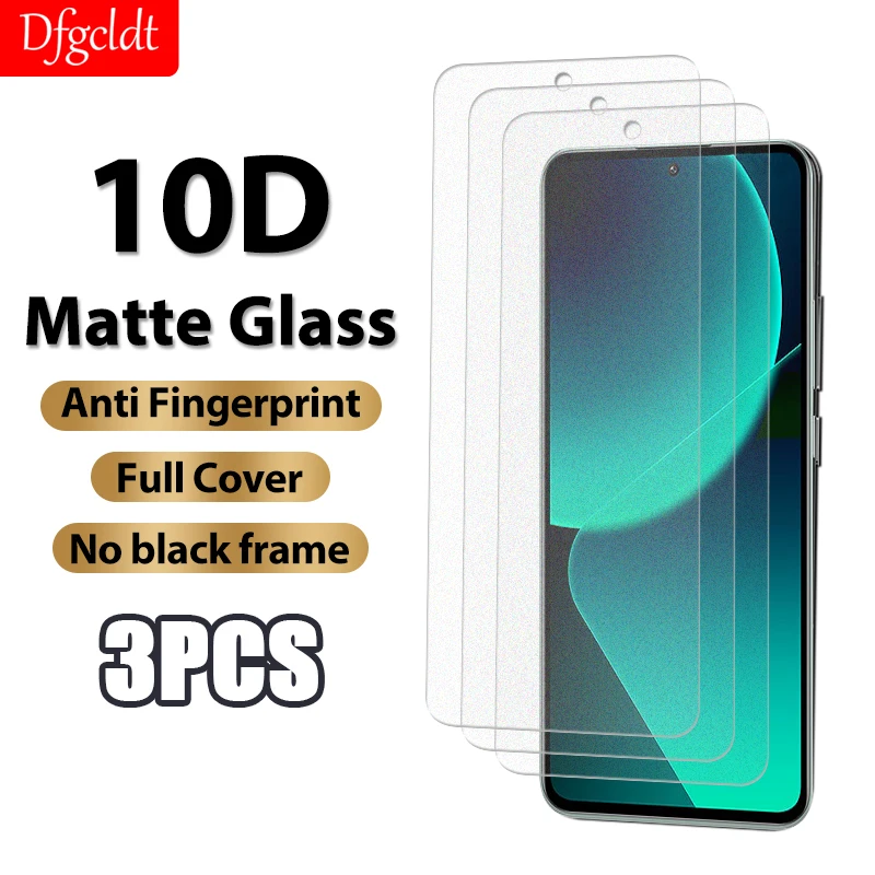 

1-3Pcs Matte Tempered Glass For Xiaomi 13T 12T 11T Poco F5 F4 X5 X4 GT Frosted Screen Protector Redmi 12C Note 12 12S 12R 13 Pro