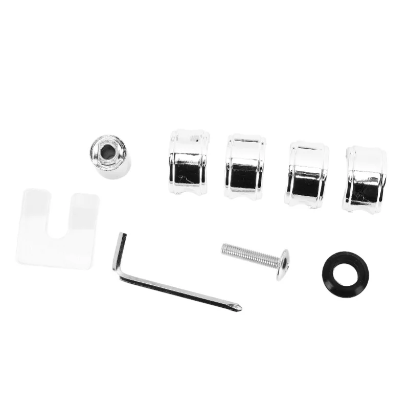 Motorcycle Handlebar Cup Holder Chrome Adjustable Universal For ATV 22-32mm Handle - view 4