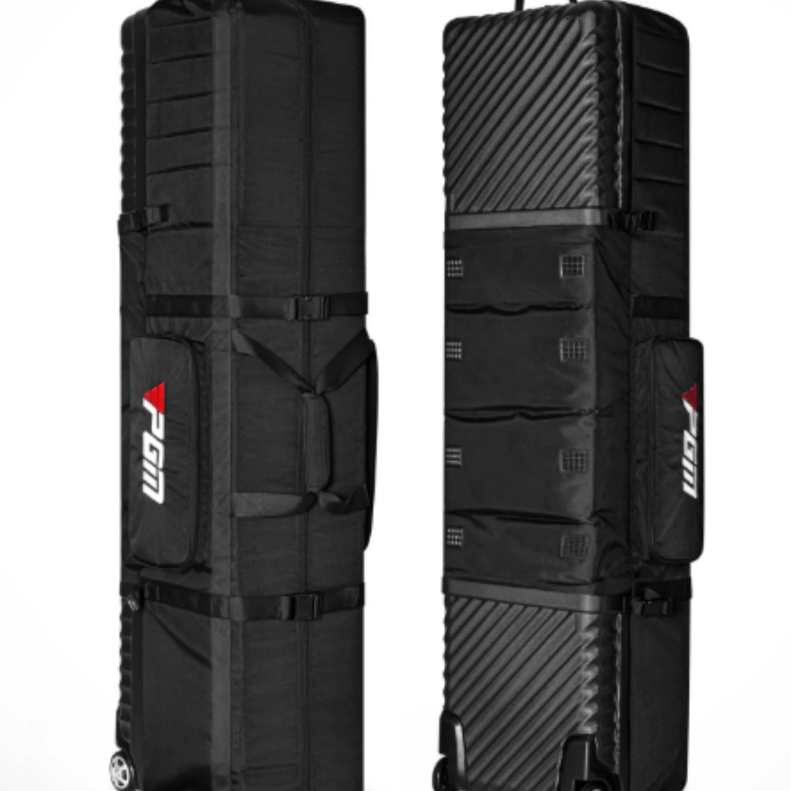 Golf Travel Bag with Hard Shell Crush-Resistant Wheeled Golf Travel Case Luggage Reinforced Padded for Golfers, Tournaments