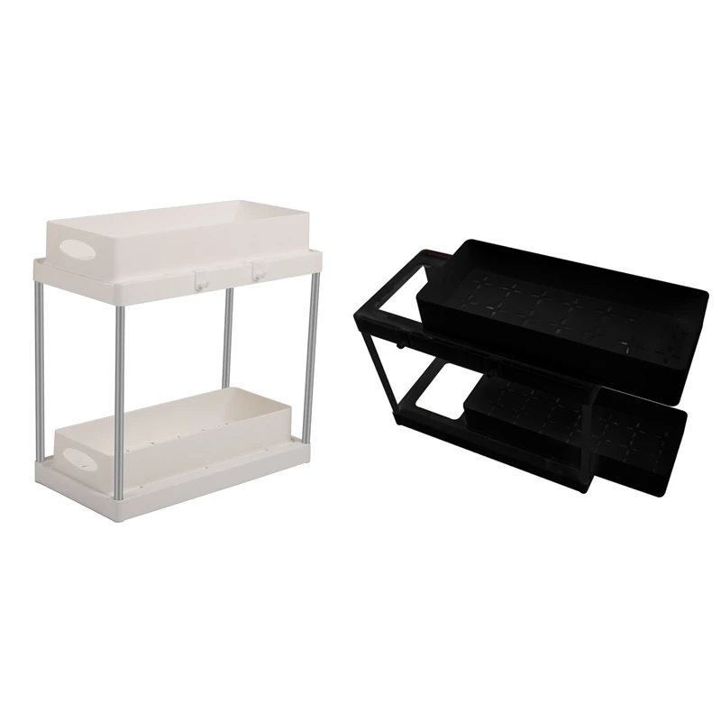 

Sliding Cabinet Basket Organizer Drawers, Organizer Storage Bathroom Kitchen Cabinet Organizer