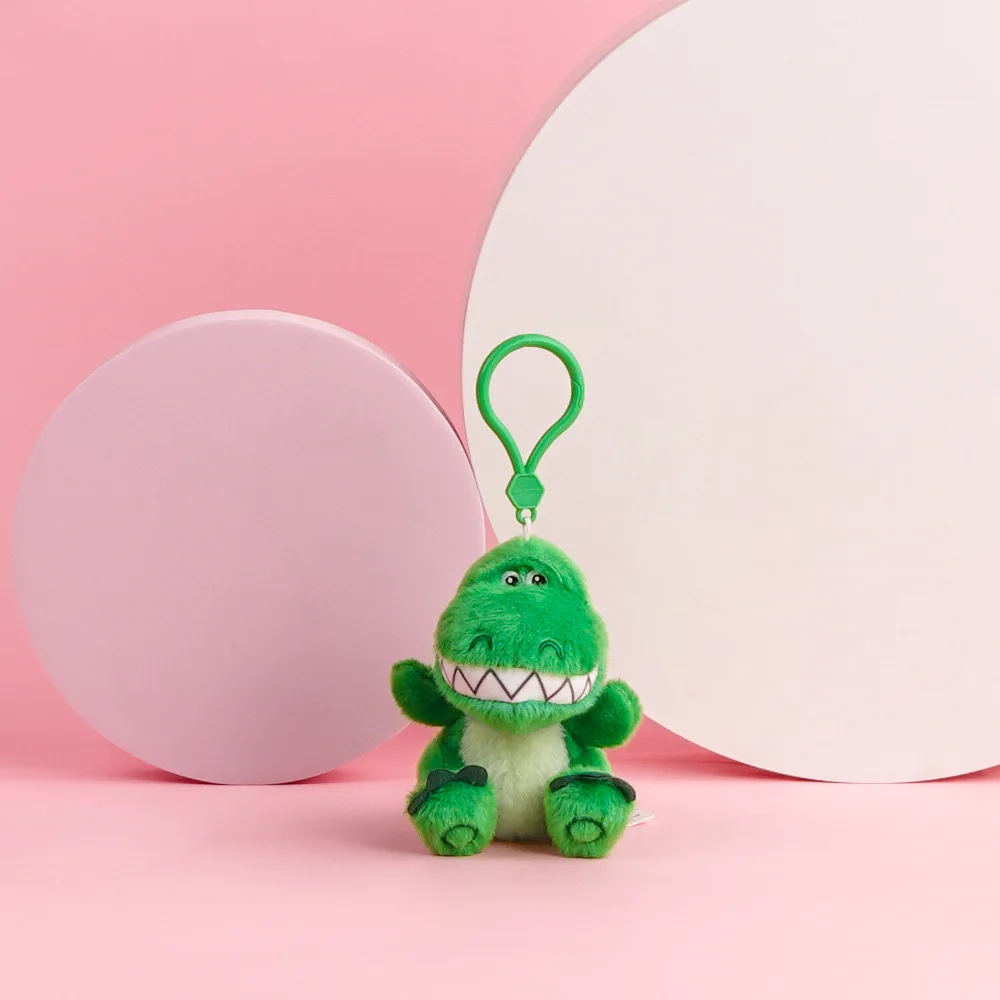 Miniso حقيقية ديزني الفراولة الدب سعيد قلادة أفخم ظهره المفاتيح لطيف حقيبة مدرسية صغيرة معلقة حلية أفخم قلادة