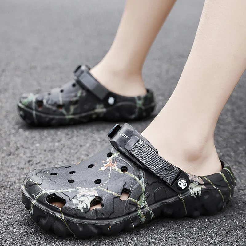2024 Summer Men's Sandals New Home Garden Shoes Comfortable and Lightweight Men Slippers Non-Slip Soft Bottom Flip Flop Sandals - Image 5