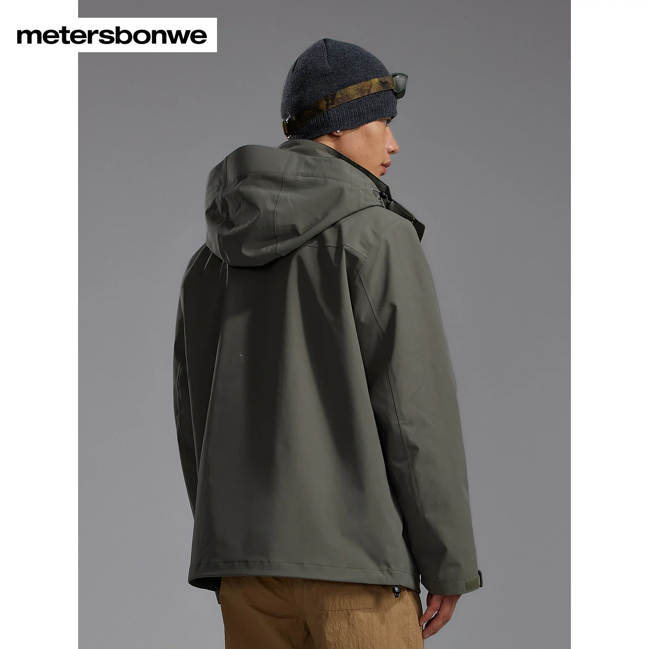 Metersbonwe-Men\'s New Outdoor Jackets Windproof Warm Storm Water Resistant Jackets City Commuter Hiking Camping Autumn Winter