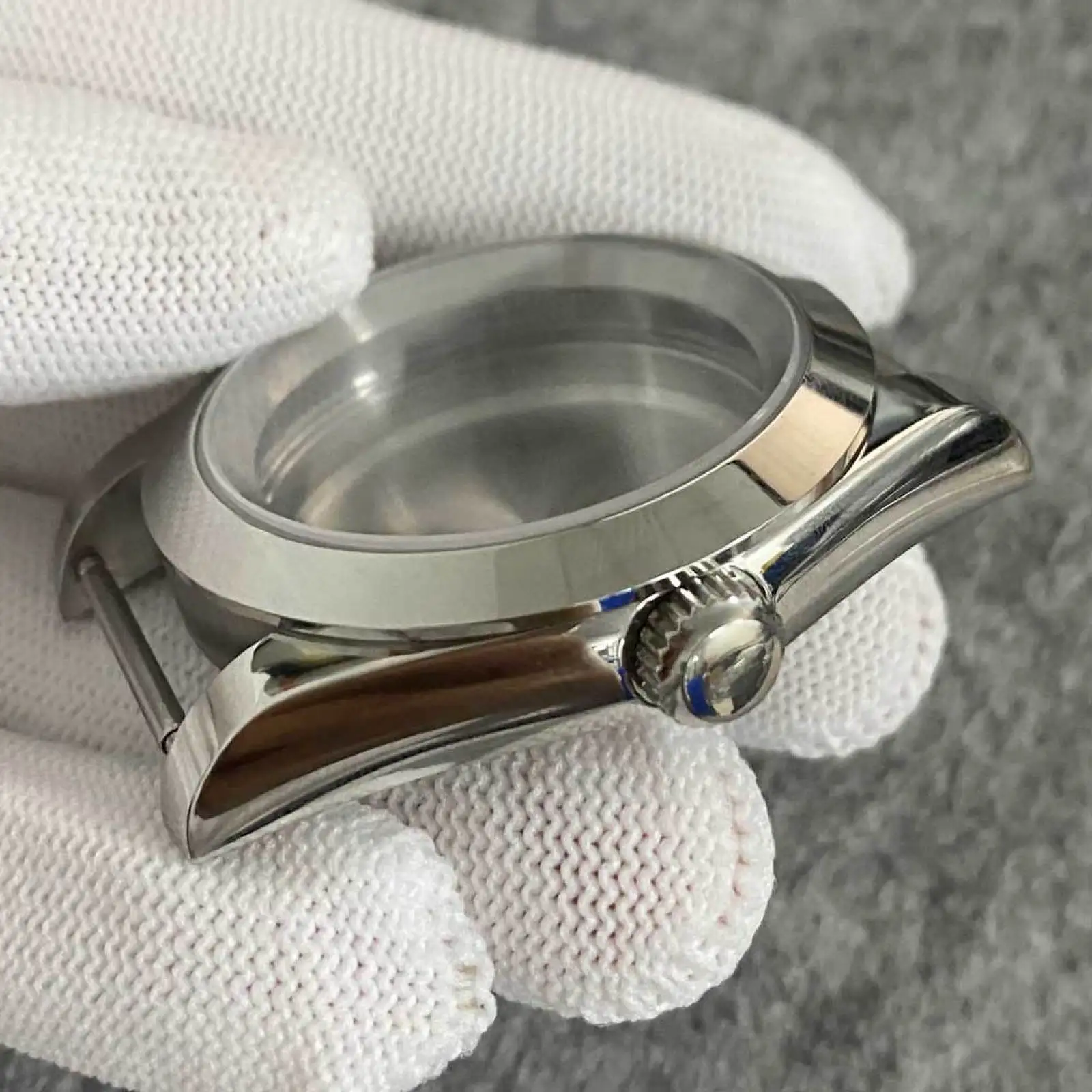 

Корпус часов NH35 NH36, 1 шт., 39 мм, полированная кристаллами из нержавеющей стали с заводной головкой и уплотнительным кольцом, набор для механизма часов Seiko NH35 NH36