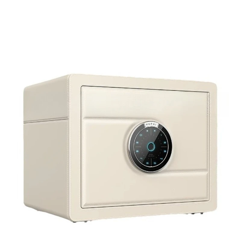 

Сейф для дома, маленький пароль от отпечатка пальца, умный Wi-Fi, кожаный сейф с дистанционным управлением, открытый