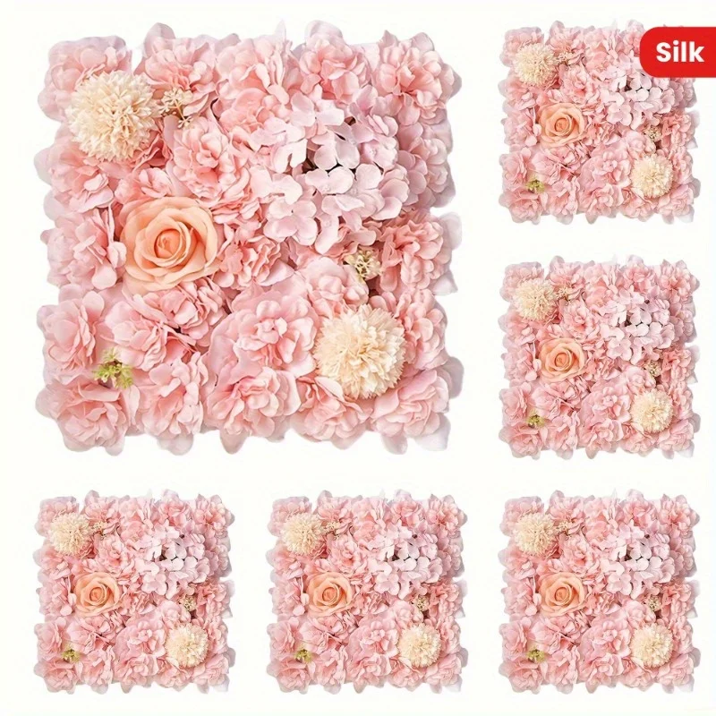 

6 personal wedding bouquet 3D background wall decoration - suitable for parties, stage backgrounds and outdoor decorations