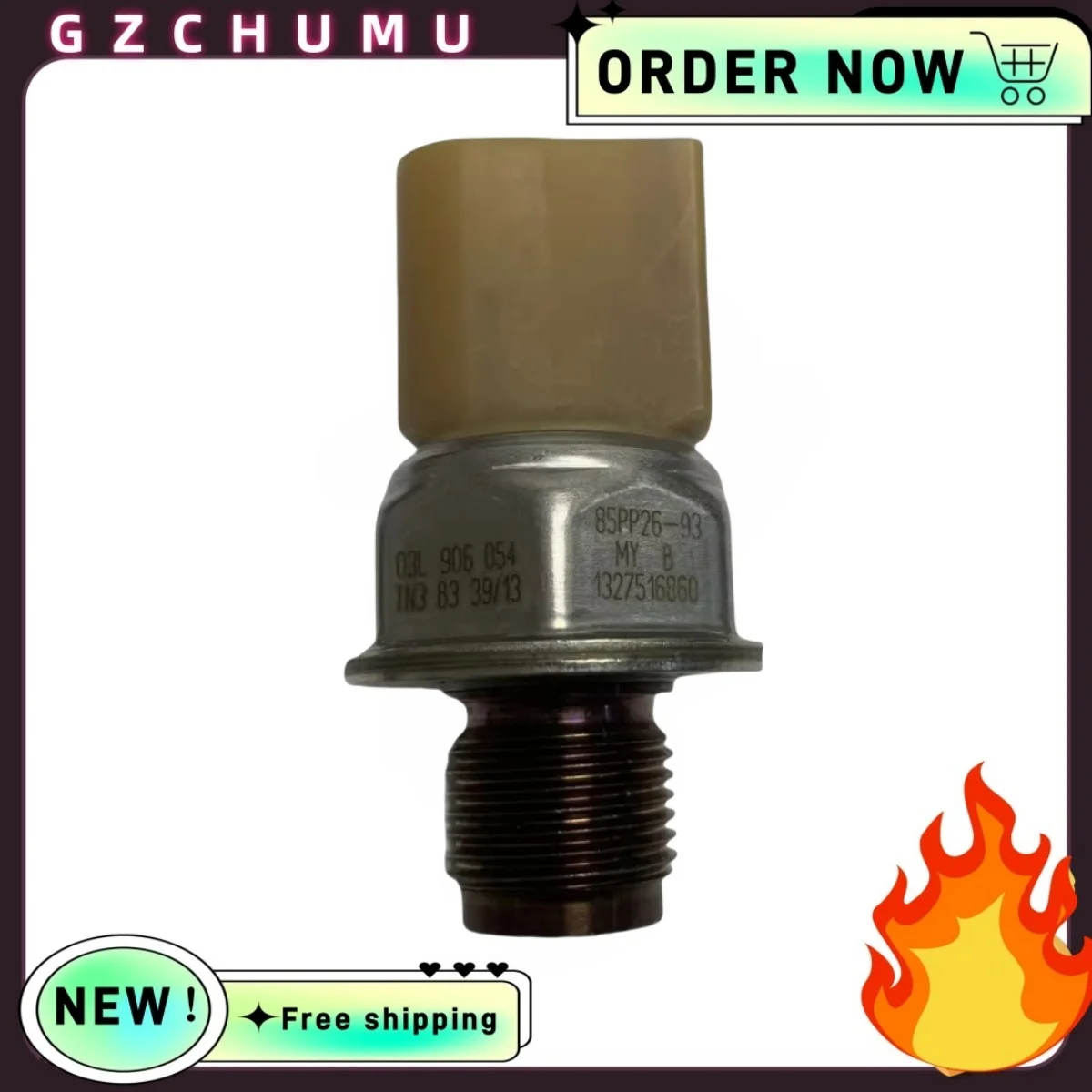 

FUEL RAIL PRESSURE SENSOR OEM 85PP26-93 03L906054 For Audi A3 for Volkswagen Jetta Golf Passat Beetle 2.0L