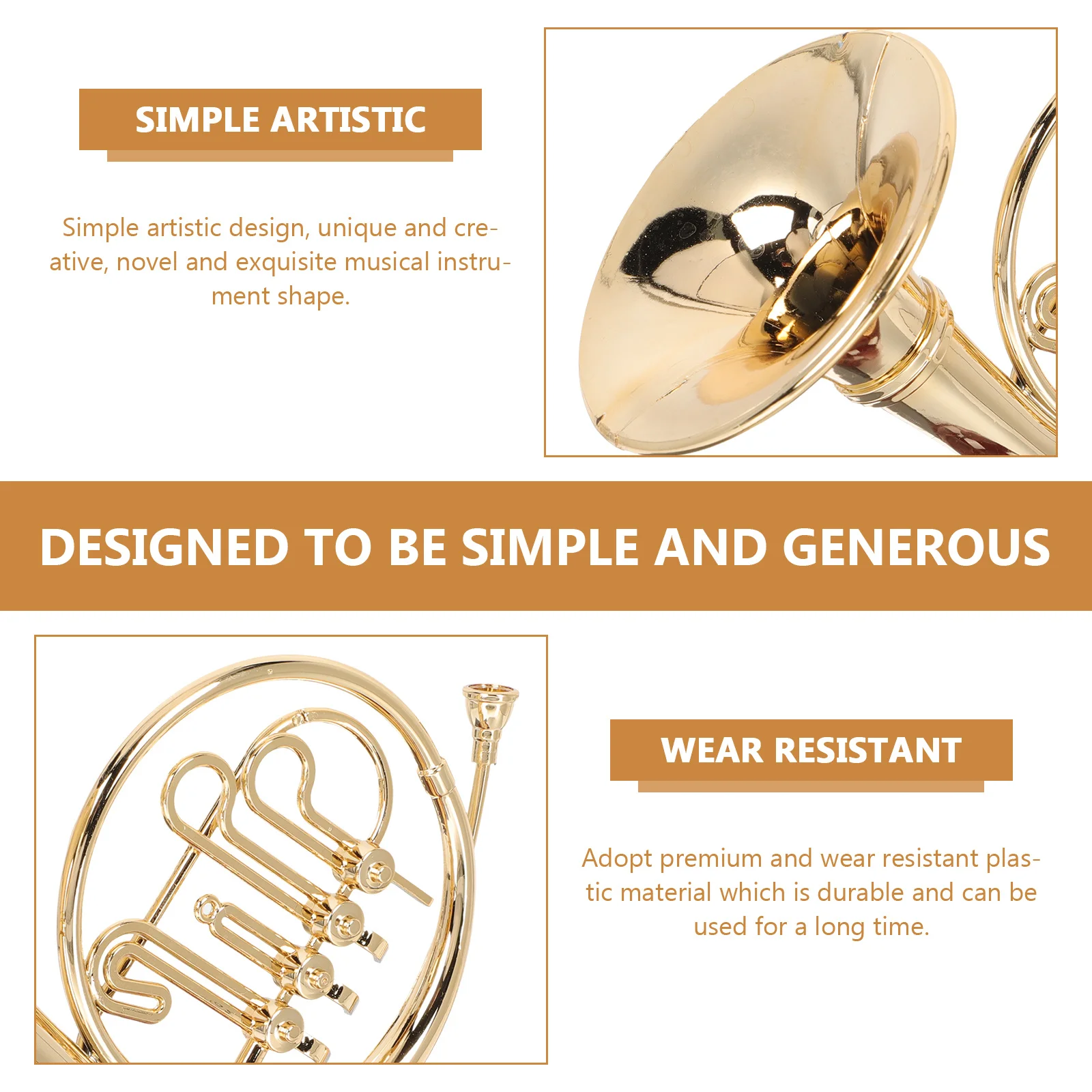 

Exquisite Instrument Shaped Music Box Plastic Desktop Office Decor Delicate Musical Adornment Gift for Home Warming