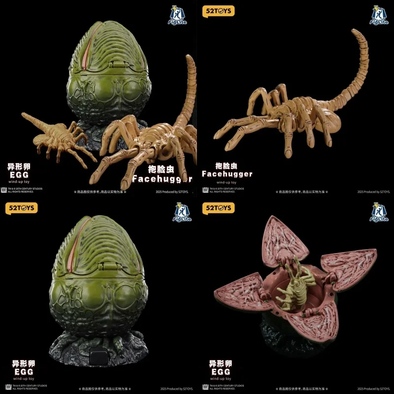 جديد الأصلي 52 لعب Beastbox Figlite البيض Facehugger لعبة الرياح تحصيل أنيمي عمل نموذج لجسم اللعب حلية الهدايا #1
