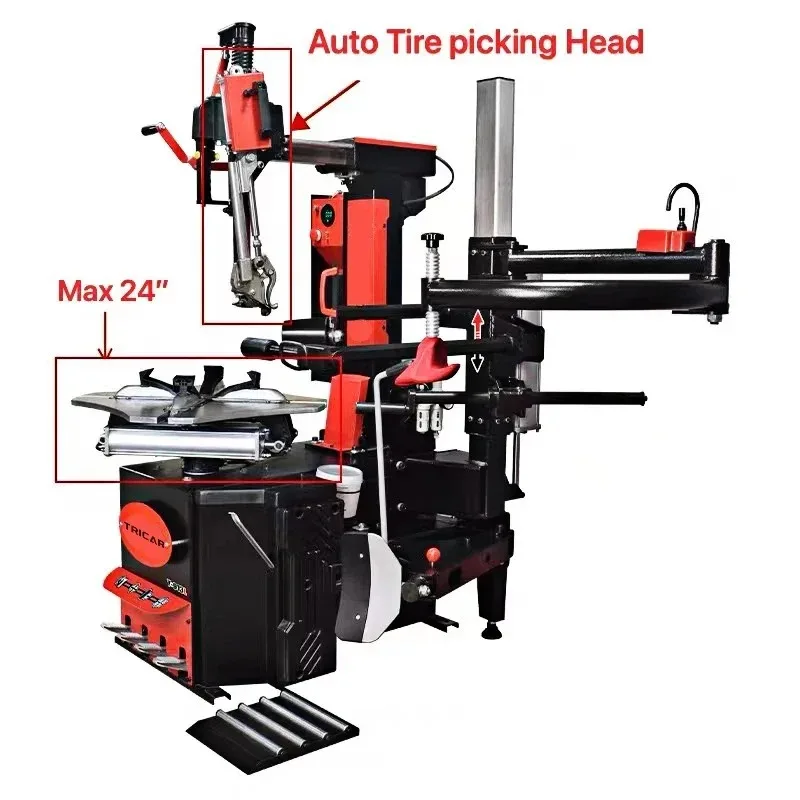 

2024 26-Inch Advanced Automatic Tire Changer with Auto Picker High-Efficiency Tire Fitting Machine at Factory Direct Price