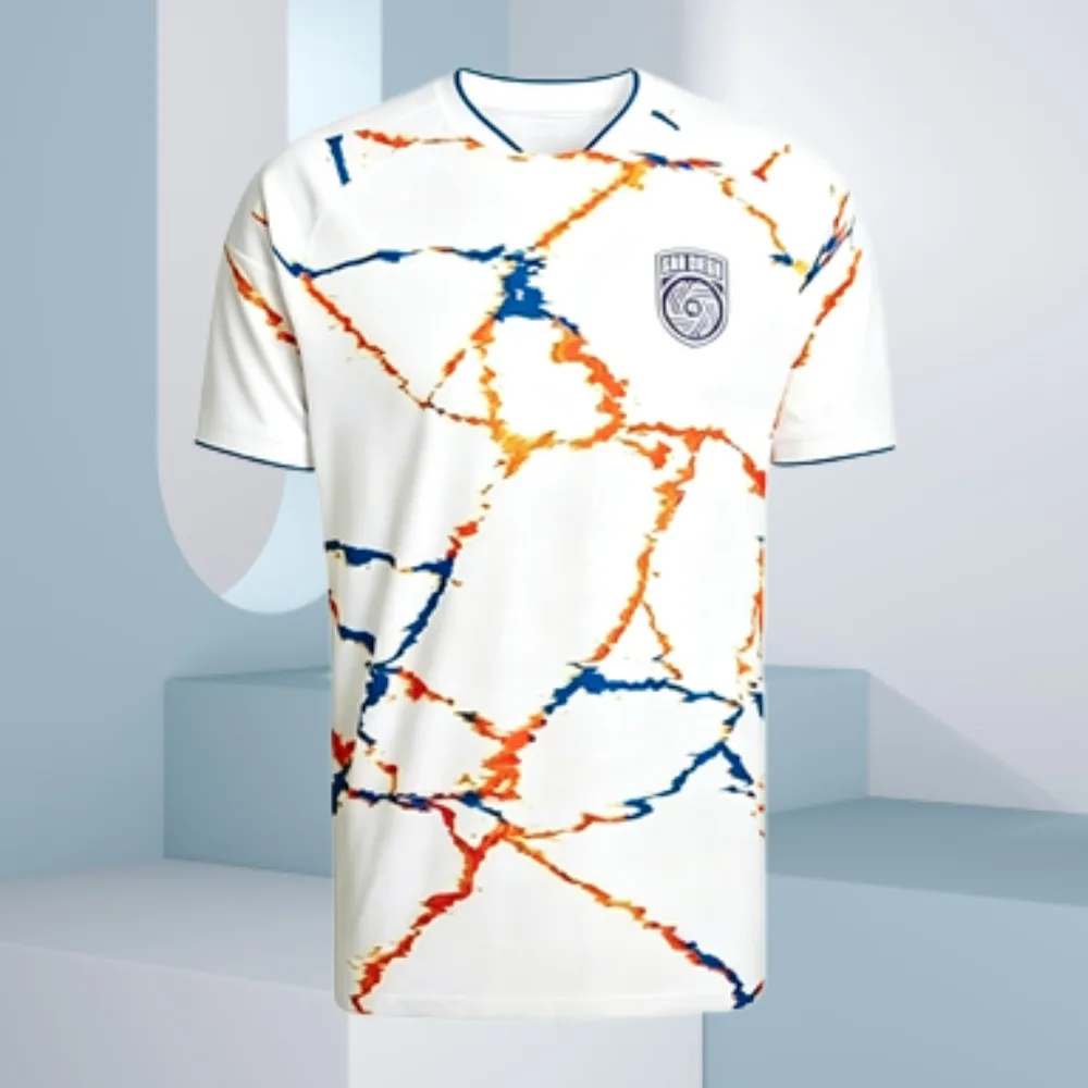 

Новая спортивная футболка San Diego FC 2026 года, дышащая, быстросохнущая и влагопоглощающая, подходит для всей семьи и детей.