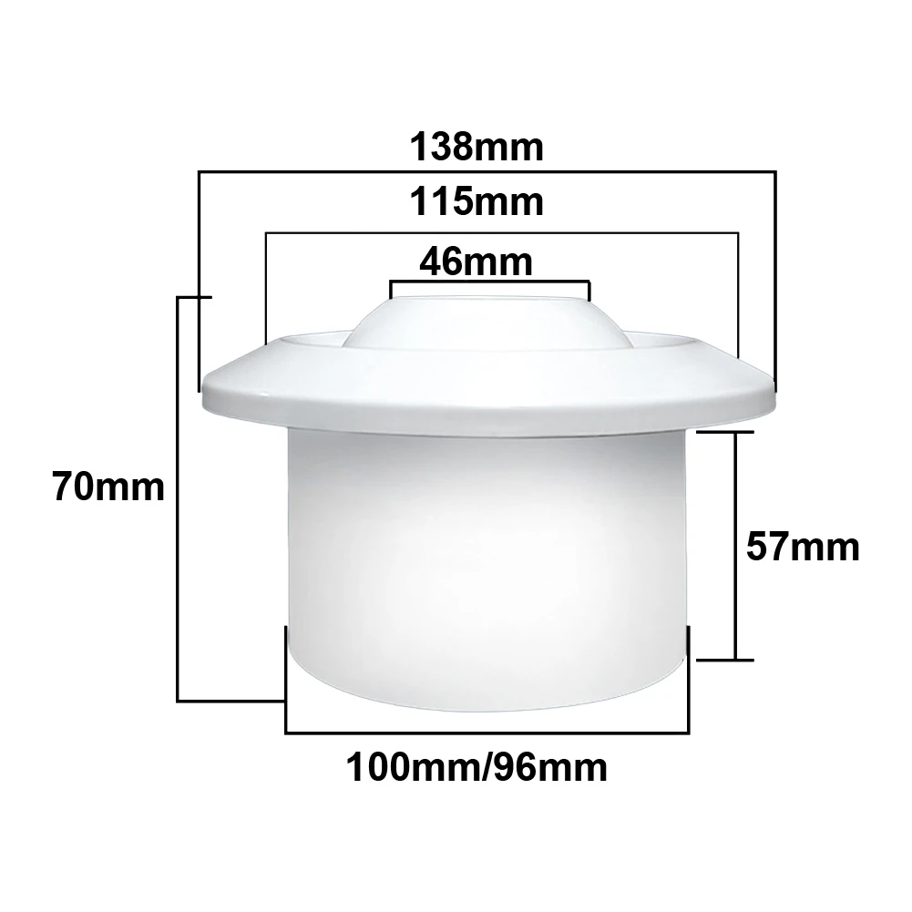 Indoor Exhaust Vent ABS Air Vent For Central HVAC System Compatible With Central Ventilation For Airport Station