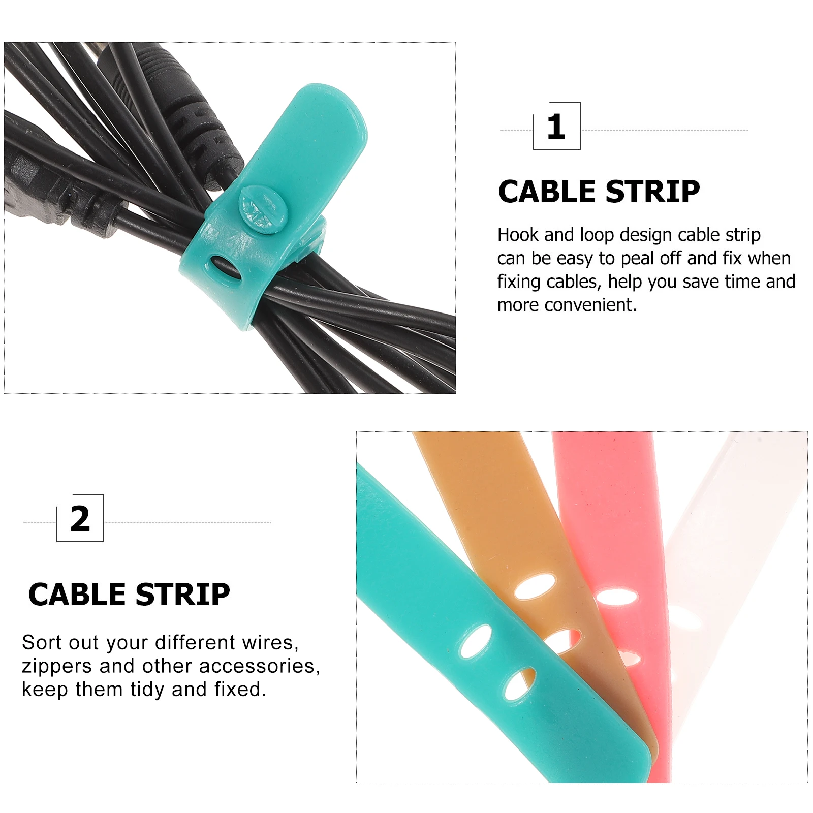 

16 Pcs Silicone Cable Winder ganizer Cord Management Wrap Tie Dust Proof Reusable for Home Office Travel Bind Cords Wire