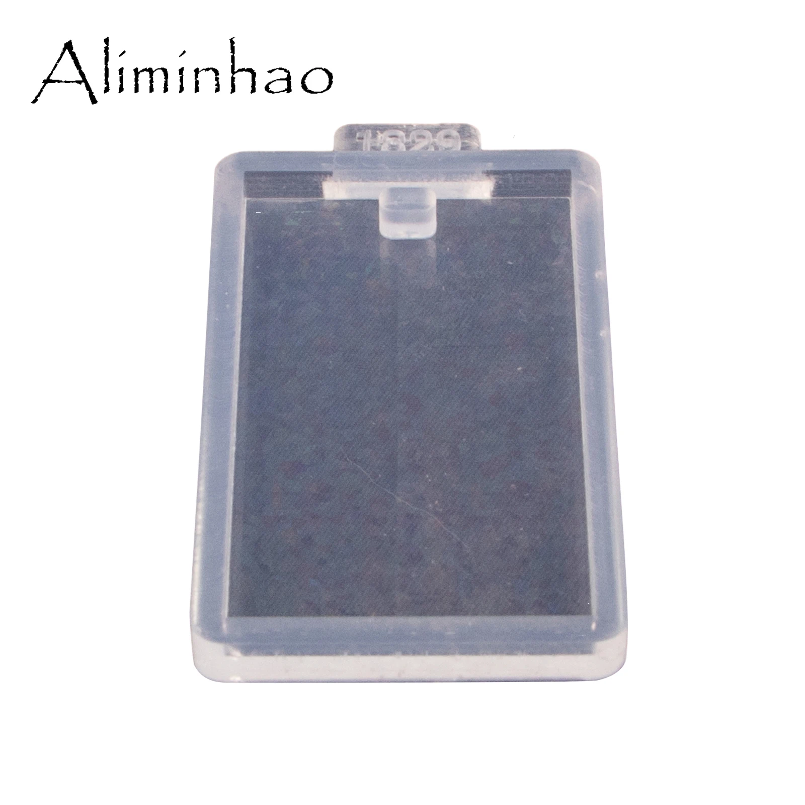 DY0575 Shiny Hologram Rectangle Keychain Mould Silicone Epoxy Resin Mold Necklace Jewellery DIY Making Pendant Casting - Image 2